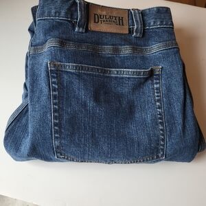 Duluth Trading Co Relaxed Fit Blue Jeans 46x32